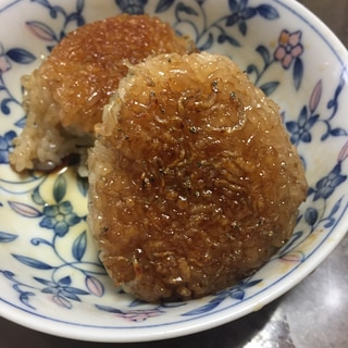 ちりめんじゃこの焼きおにぎり^_^